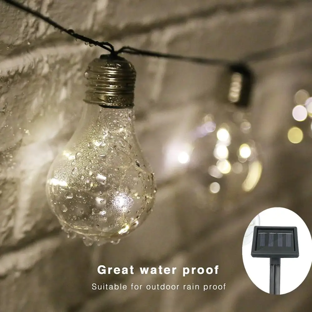 Светодиодный светильник светодиодный на солнечной батарее для сада сказочные