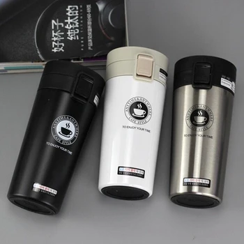 

2020Premium Travel Coffee Mug Stainless Steel Thermos Tumbler Cups Vacuum Flask Thermo Water Bottle Tea Mug Thermo Cup