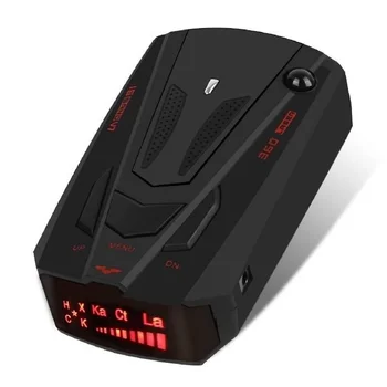 

360 Degree Car Speed Radar Detector LCD Display Voice Alert Warning Anti-Police GPS Car Speed Alarm System Radar Detector