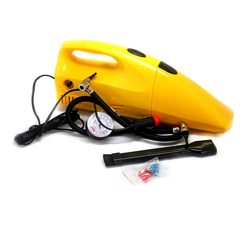 Car Auto Inflatable Pump Air Pump Emergency Air Compressor Cigarette Lighter Power Supply&vacuum Cleaner 2 in 1