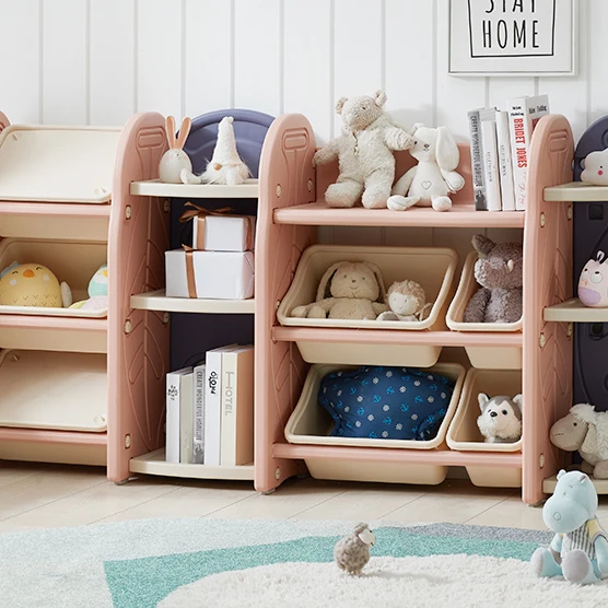 

Children's toys storage shelf rack multi-layer cabinet kindergarten baby bookshelf large-capacity home