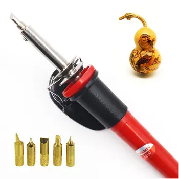 

7PCS Carving Soldering Iron Tips Pluggable Electric Replacement Solder Iron Tips Carpenter Carving Pyrography Tool EU