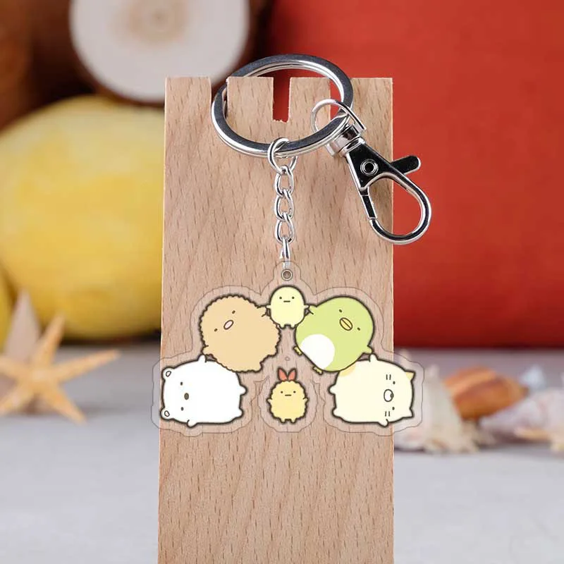 Sumikko Gurashi брелок с милым животным Sumikko Gurashi акриловый брелок с подвеской - Цвет: H23