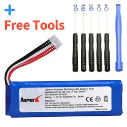 3200mAh Bateria Rechargeable Battery Replacement for JBL Flip 3 JBL FLIP 3 GRAY GSP872693 P763098 03 Portable Bluetooth Speaker
