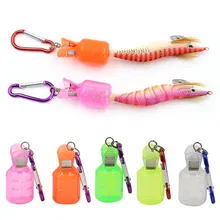 

5PCS Fishing Jig Hook Covers 25*50mm PP Protector With Carabiner For Egi Fishing Lure & Wood Shrimp