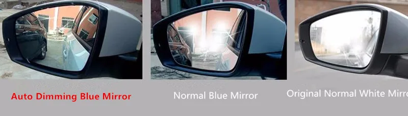 Автоматическое затемнение зеркало заднего вида синее зеркало с подогревом боковое зеркало стекло с Светодиодный индикатор для Volvo C30 V40 S40 S60 S80