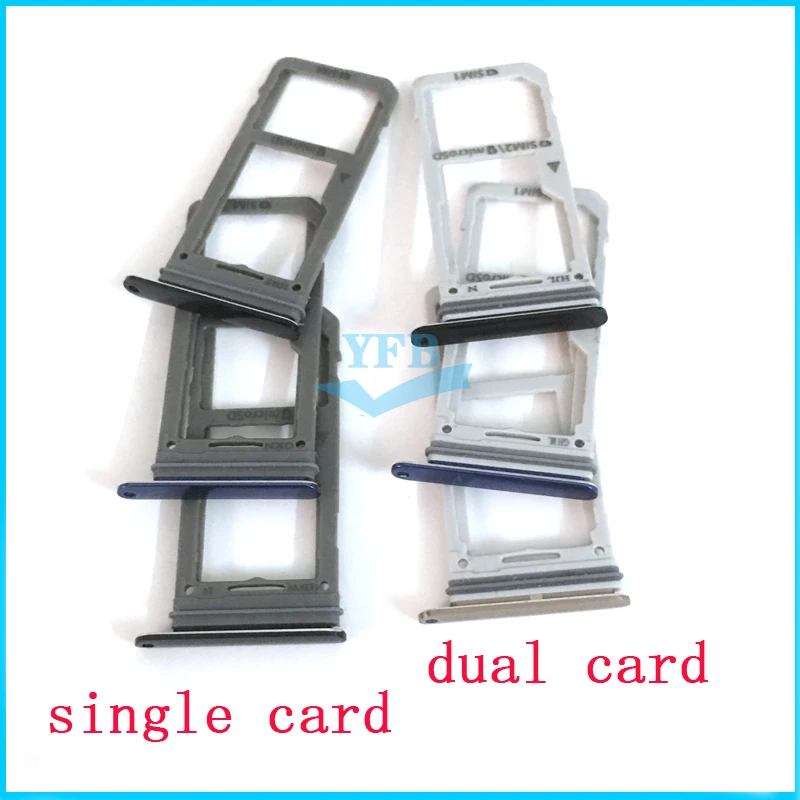 Single Dual Sim Card Tray Micro SD Holder Slot Replacement Part For Samsung Galaxy Note 8 N950 N950FD phone sim tray holder
