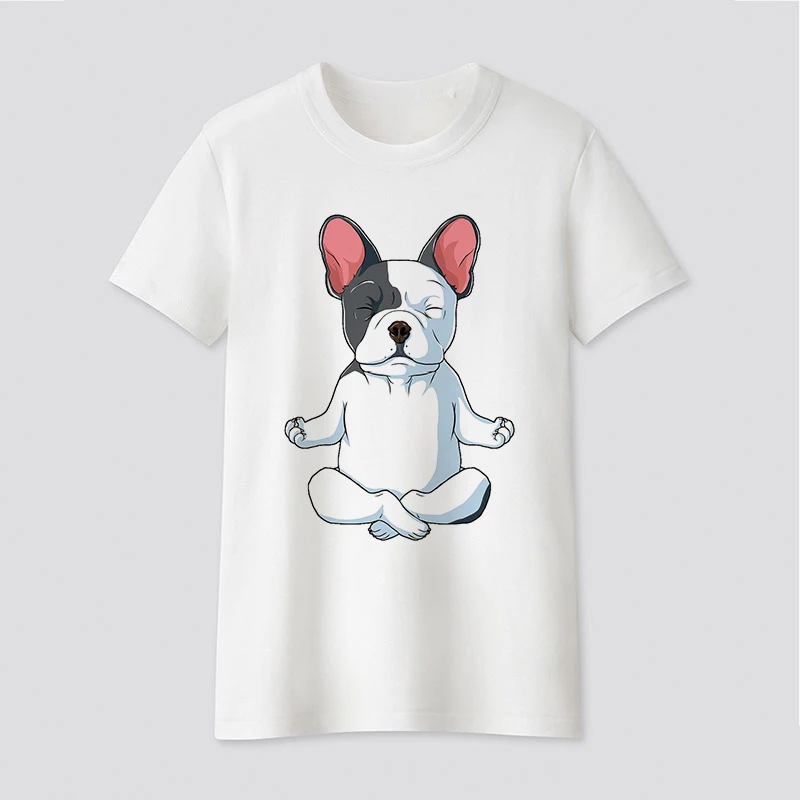 Cut Dog printed t shirt women 90s Graphic T-shirt Harajuku Tops Tee Cute Short Sleeve animal tshirt Female Tshirts