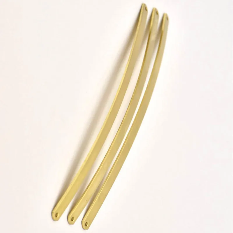 

.. 6pcs.. Raw Brass Bracelet Stamping Blanks (2Holes) sz (6x145x1mm) D252