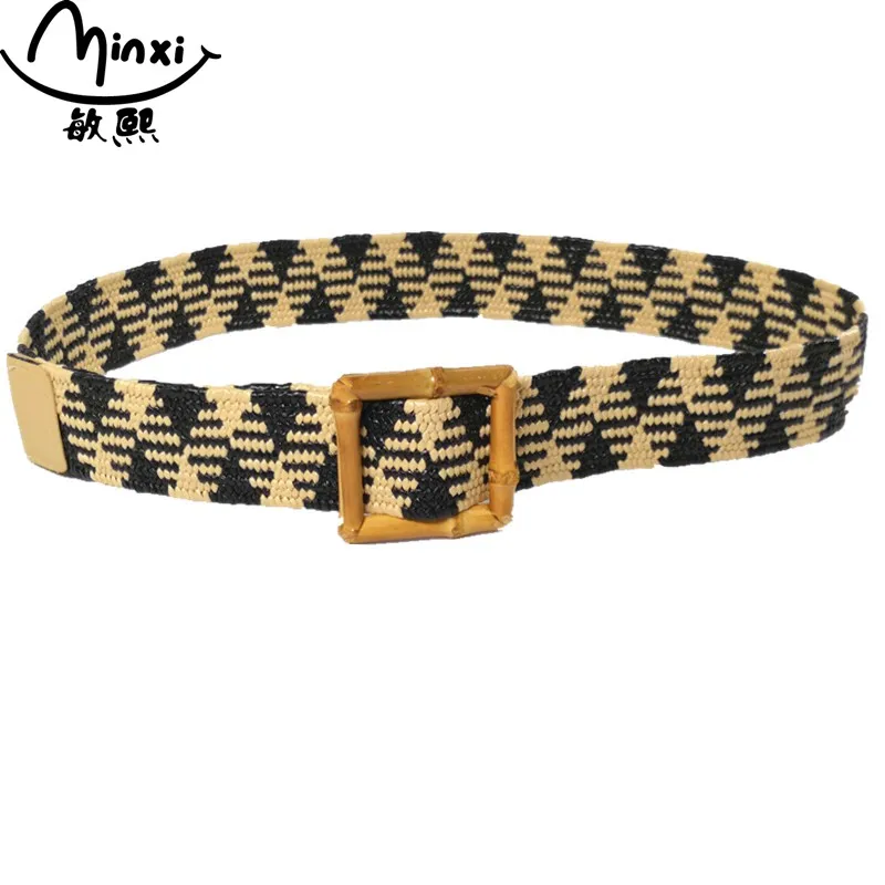 

Free shipping new fashion punk elastic waist belt width women crocodile pattern leather wide strap buckle s SW299