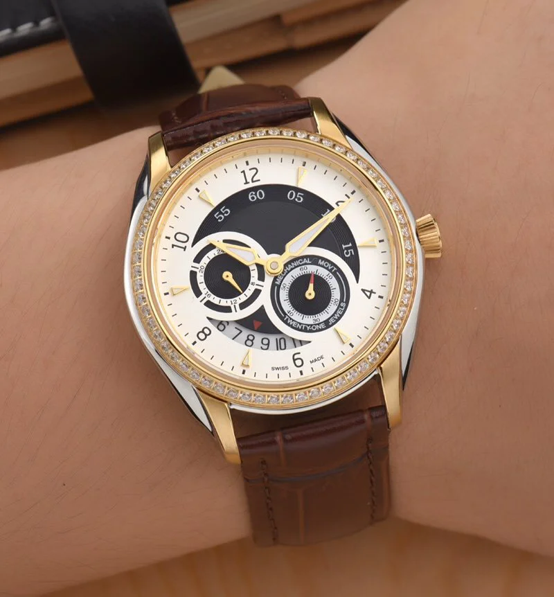 

WG10388 Mens Watches Top Brand Runway Luxury European Design Automatic Mechanical Watch