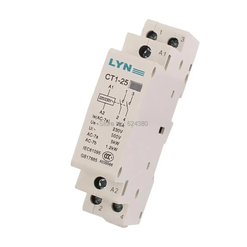 CT1/HC1-25 110-120 в 220-230 В 24 катушка 25 А 2 без двойных полюсов 2P | Обустройство дома
