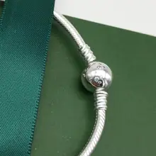 925 пробы Серебряный Классический мультяшный персонаж женский Шарм ювелирные изделия змея браслет цепочка