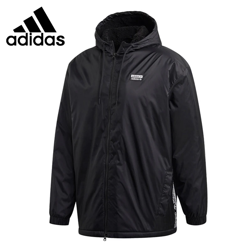 Мужская зимняя куртка с капюшоном Adidas Originals фирменная спортивная одежда унисекс
