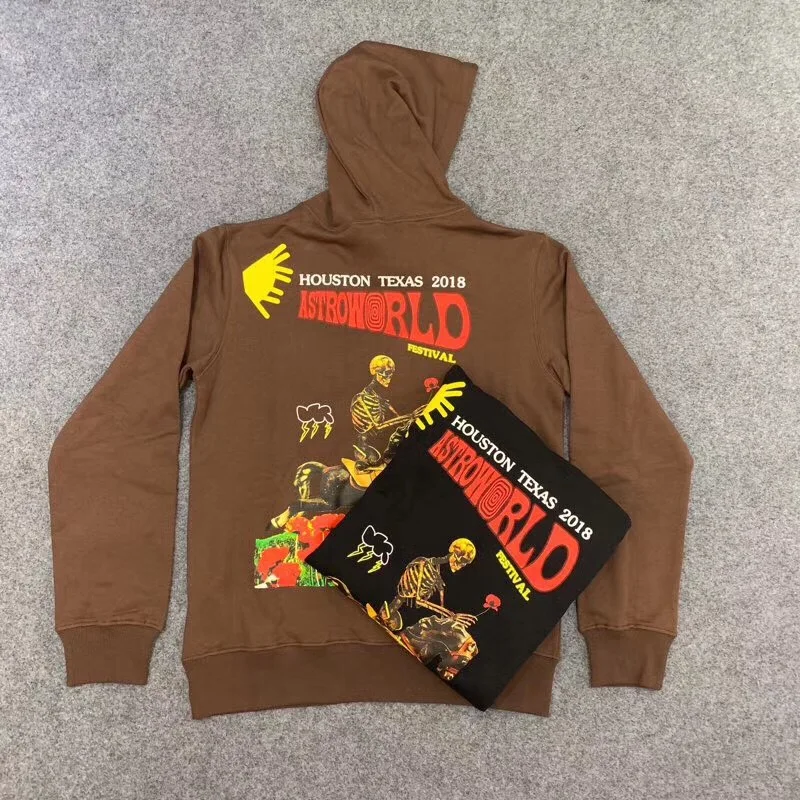 Трэвиса Скотта Astroworld фестиваль толстовка с капюшоном для мужчин и женщин 19FW уличная Трэвиса Скотта Astroworld толстовки