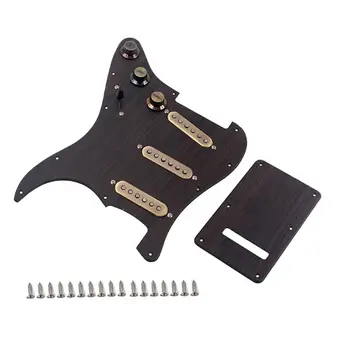 

Prewired Pickguard Plate SSS Pickup with Back Cover Set for Electric Guitar