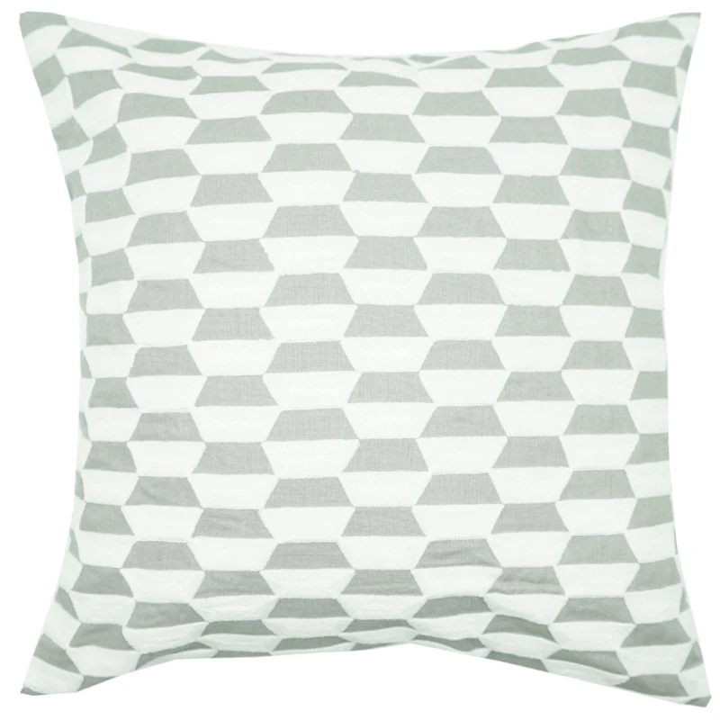 Polyester Bordir Dekoratif Melempar Bantal Cover Desain Geometris Sarung Bantal Untuk Ruang Tamu 20x20 Inci Cushion Cover Aliexpress