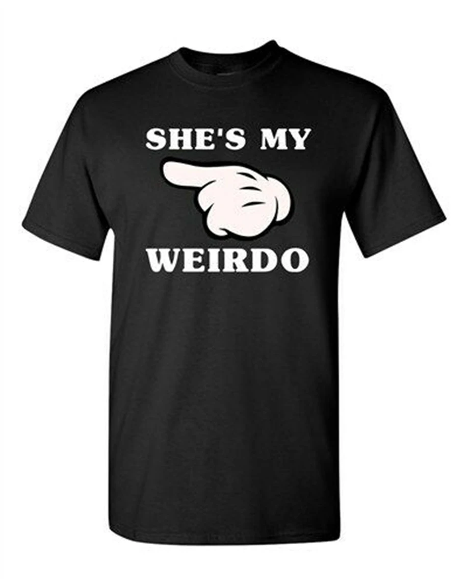 Женская футболка с надписью My Weirdo | Мужская одежда