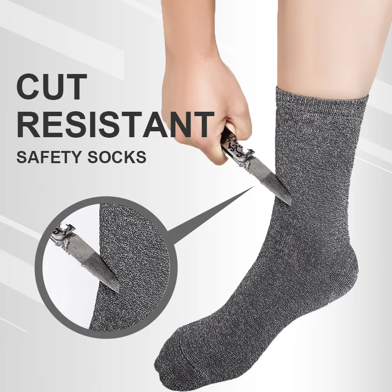 Safety Feet Protection Socks 1 Pair Foot Guards Outdoor Activities Camping Hunting Fishing Sportswear safety foot socks