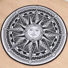 Кошачий глаз, модные солнцезащитные Бог круглый ковер Диаметр 80/100/120/160 см Салон большой фланелевый ковёр для Гостиная коврики Спальня стул коврик для ванной