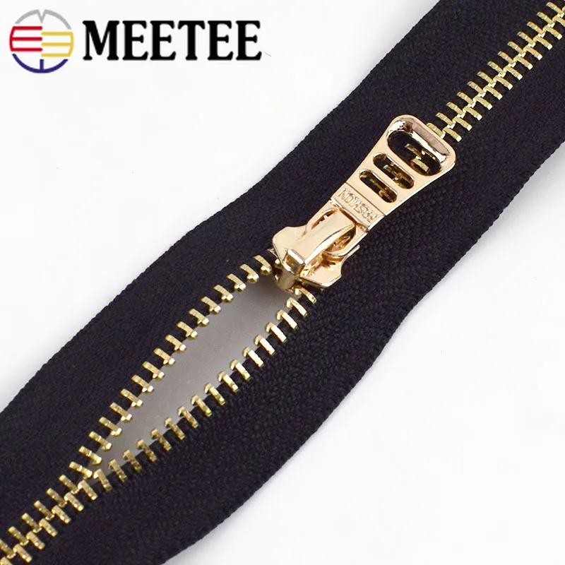 Meetee 10 шт. модные Авто блокировки молнии слайдеры для металлических молний 5 # Zip Head