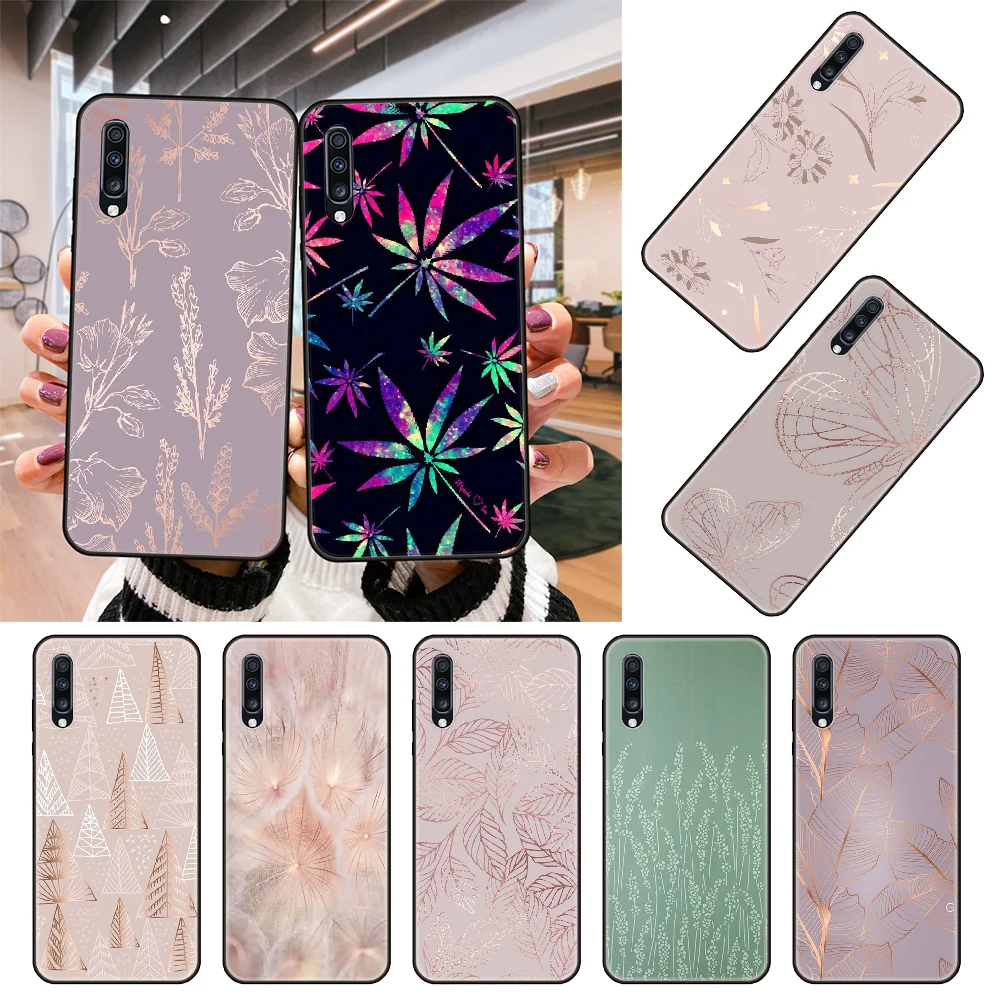 Australische persoon herder Droogte Phone Case For Samsung Galaxy A 50 51 71 70 80 7 5 10 40 20 30 41 21 S E  Black Cover Bumper Luxury Coque Trend Hoesjes Leaf - AliExpress
