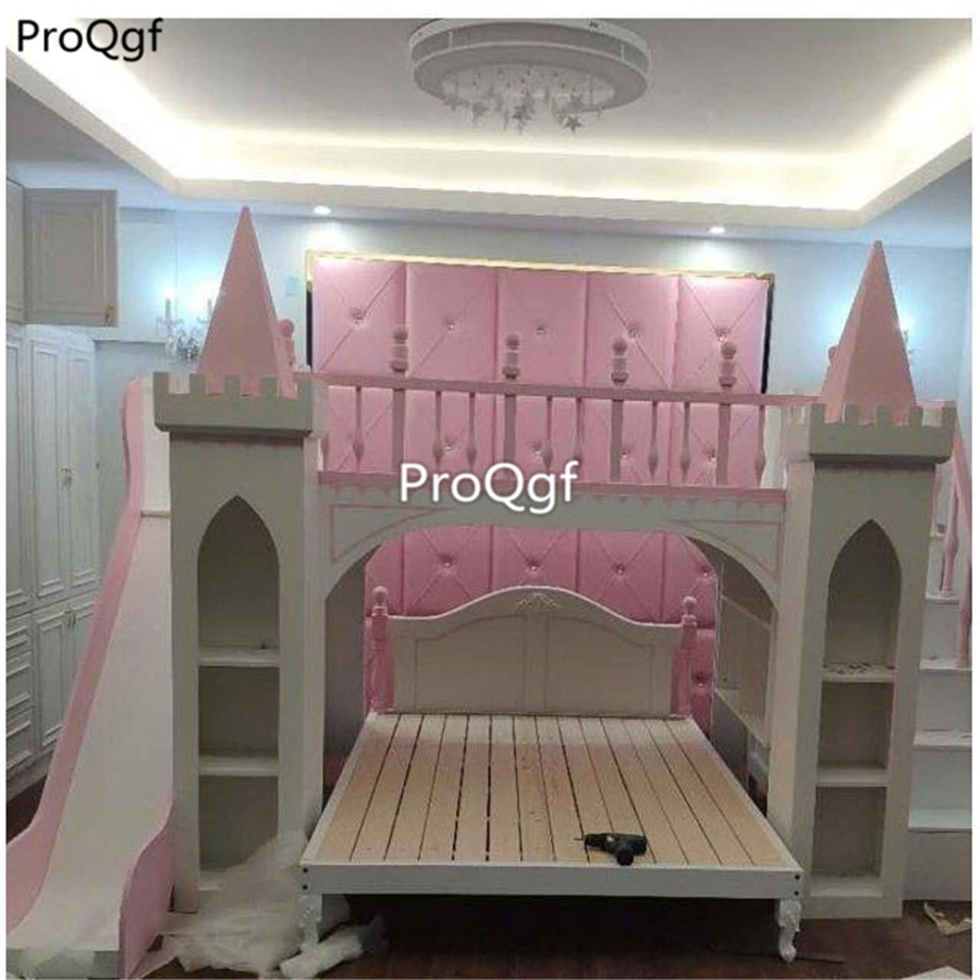 ProQgf 1Pcs A Set castle shape interesting Children Bed