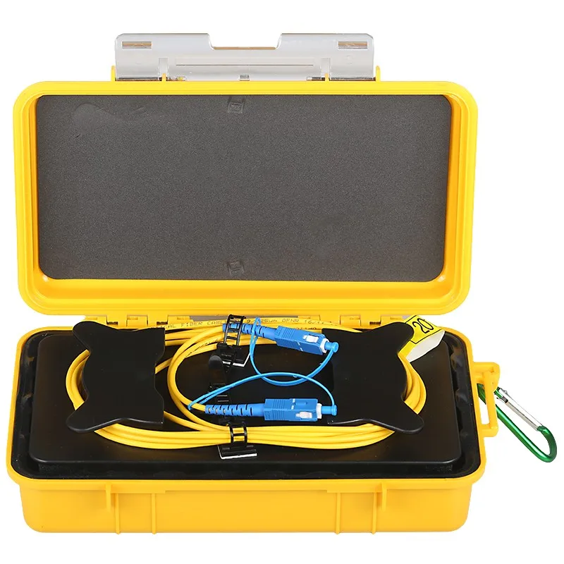 Fiber Optic Otdr Launch Cable Box 1km 850/1300nm Mm Otdr Dead Zone Eliminator 500m Fc/sc/st/lc