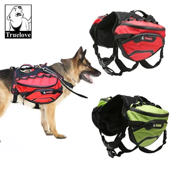 

Truelove Pet Backpack Carrier Harness and Bag Space Waterproof Detachable Large Two Used for Outdoor Walking Hiking dog Supplies