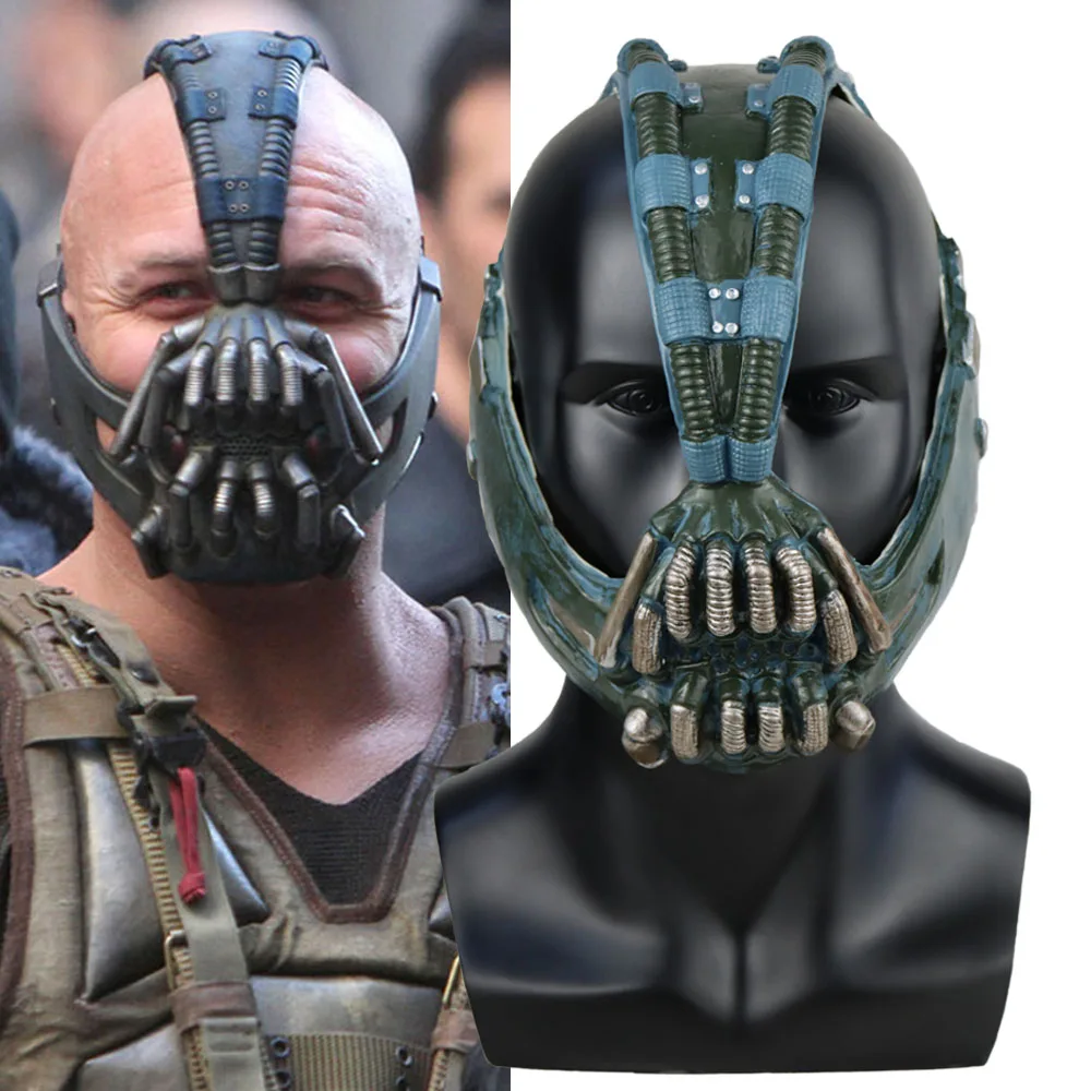 

Bane Mask Batman The Dark Knight Cosplay Superhero Latex Masks Helmet Halloween Party Costume Props