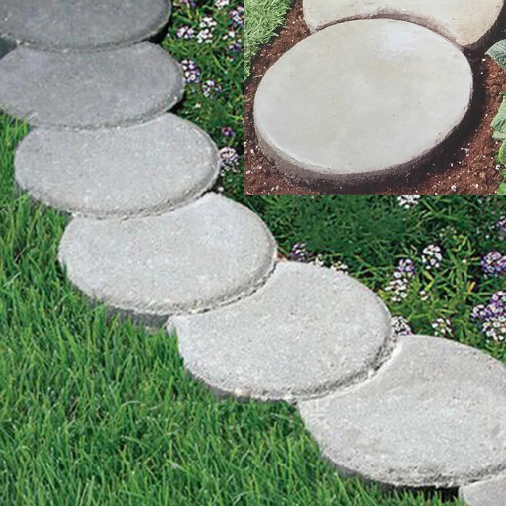 

DIY Home Patio Walk Maker Stepping Stone Paver Mold Reusable Path Maker Mold
