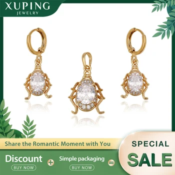 

Xuping Fashion Set for Women Charms Style High Quality Imitation Jewelry Sets for Valentine's Day Gifts 62922