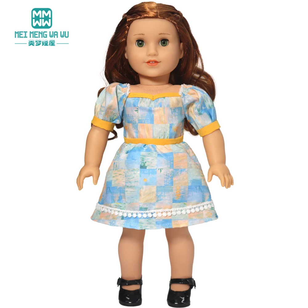 Barbie Doll Clothes Doll Clothes Accessories Doll Clothes Doll Accessories Fits 43-45cm American Doll Toys New Born Doll Fashion Bow Dresses Gift