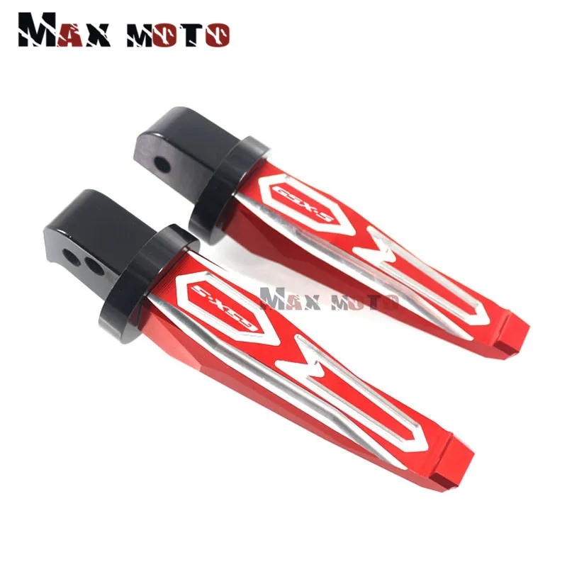For KYMCO Xciting S400 XcitingS400 Motorcycle Accessories CNC Aluminum Rear Passenger Footrests Foot Rests Pegs Pedals - Цвет: Red