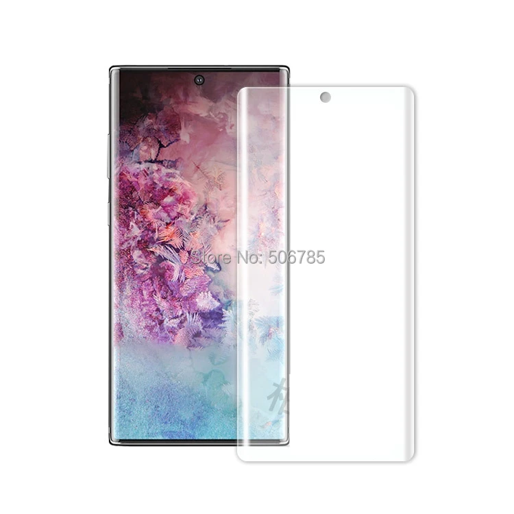 500 шт/партия ПЭТ прозрачный мягкий полный экран протектор для samsung galaxy Note10 note 10pro