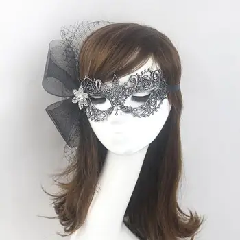 

Black Women Sexy Lace Eye Mask Party Masks For Masquerade Halloween Venetian Costumes Carnival Mask For Anonymous Mardi