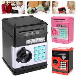 Tirelire électronique avec mot de passe pour enfant, coffre fort automatique pour dépôt d'argent, livraison directe 