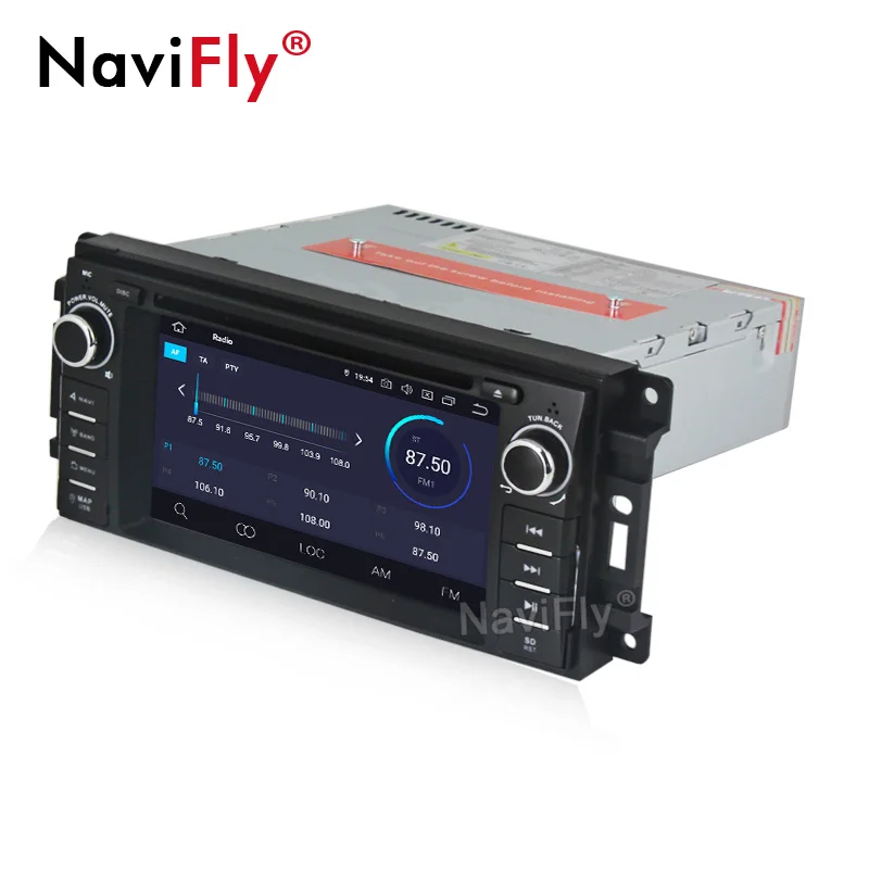 Best NaviFly IPS DSP Android 9.0 Car Multimedia Player for Jeep grand wrangler patriot compass journey Commander Chrysler GPS Navi 4