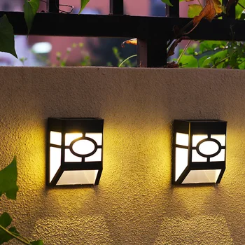 

2 Models and 2 LED High-Quality Wall Lamp Solar Light Outdoor Garden Road Wall Patio Landscape Lighting Waterproof For Home deco