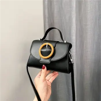 

Small Square Bag For Women 2020 New Fashion Wild Handbag Designer Shoulder Bag Quality Diagonal Mobile Phone Bag Blue Black