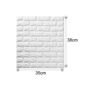 3D Brick Wall Panels Peel And Stick Adhesive Wallpaper For Living Room Bedroom Background Kitchen Wall Decoration