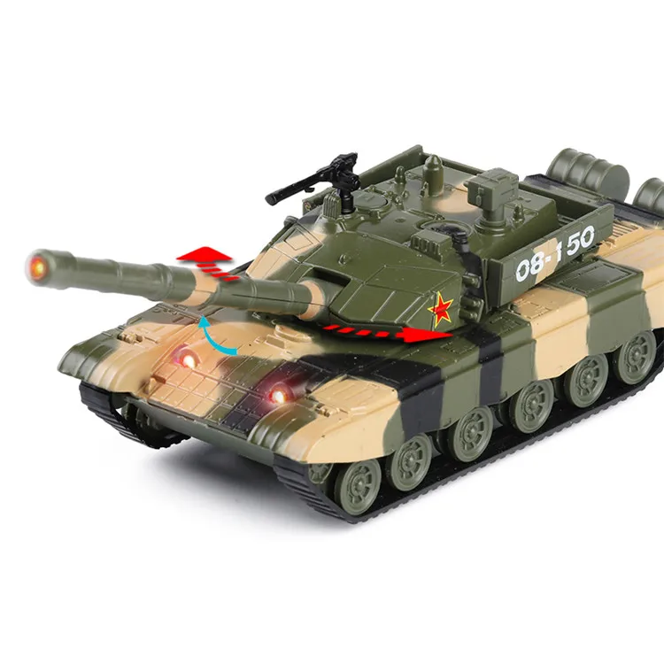 Распродажа 1:50 T99 основной боевой бронированный танк сплава модель, моделирование литой звук и свет оттяните назад Военная игрушка