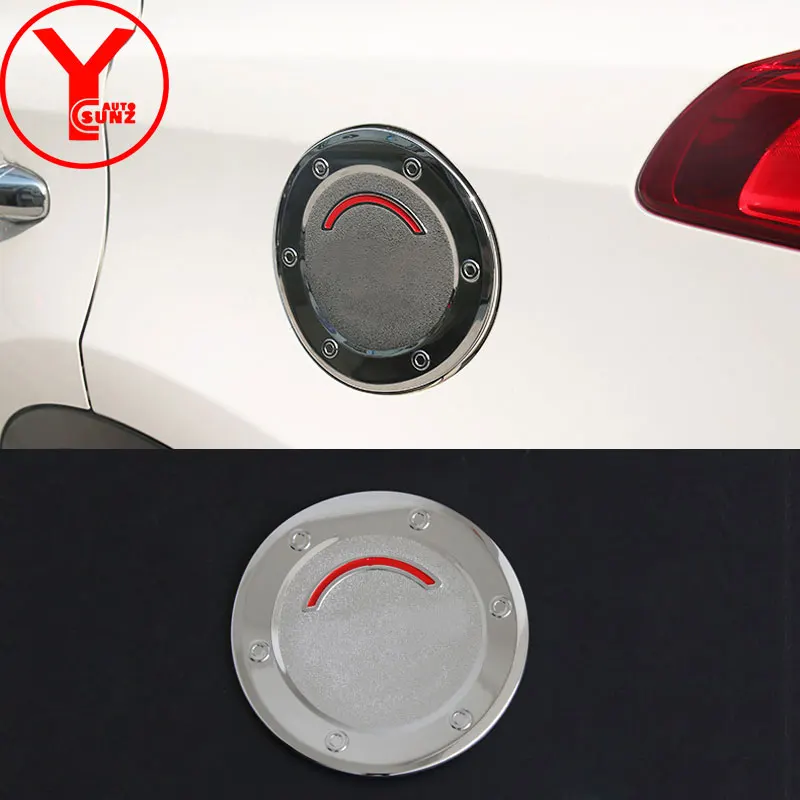Наклейки на топливный бак 2013-2018 крышка для Toyota Rav4 2014 2015 2016 2017 хромированные ABS