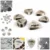5Pcs/10Pcs Metal Guitar Pick 0.3 mm Thin Durable Silver Color Professional Bass Ukelele Guitar Picks