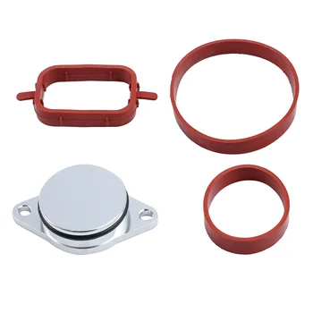 

Parts Swirl Flap 33mm Removal Blanks Manifold Gasket Kit For BMW M47 Silver+Red