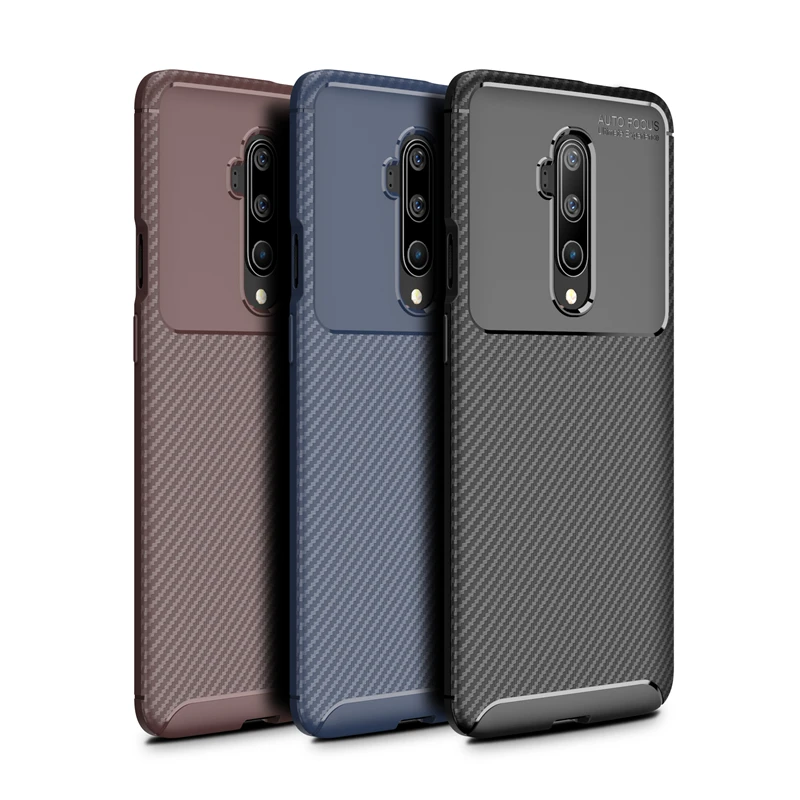 

Luxury Fiber Leather Business Case for OnePlus 7T Pro Case Soft TPU Silicone Cover for OnePlus 7 6 6T 1+7T Accessories (XS0311)