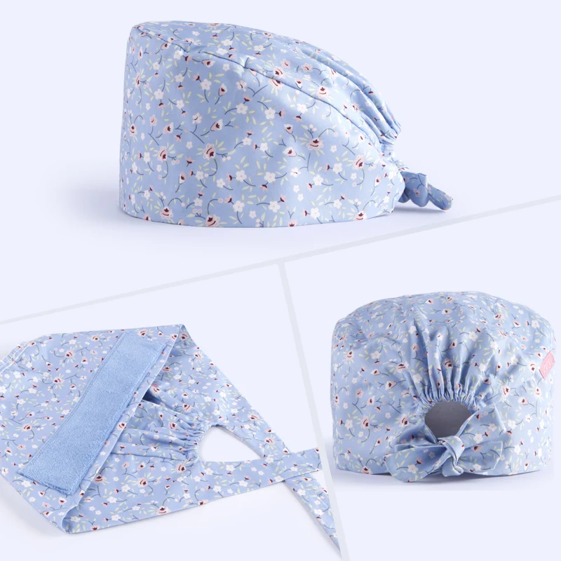 Хлопковая шапка унисекс gorros quirofano mujer для салонов красоты шапочка ухода
