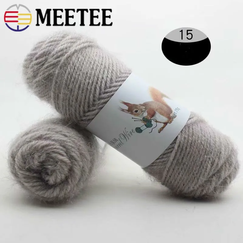 Meetee 3 шт. натуральная мягкая яркая шелковая линия длинная плюшевая норковая