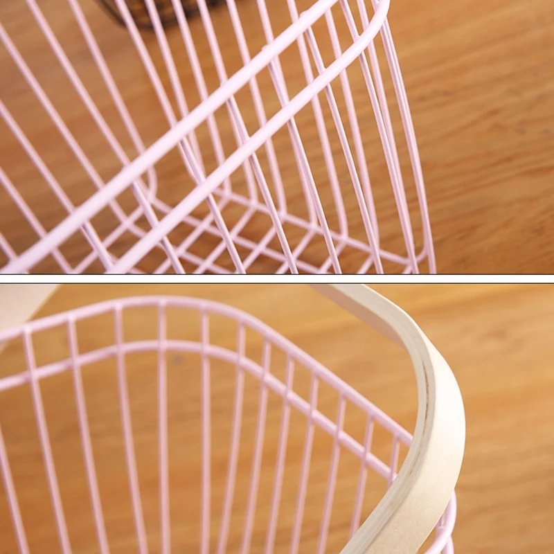 Iron Fruit Basket Holder Storage Snack Basket Household Tea Table Fruit Basket for Home Dining Table Decor