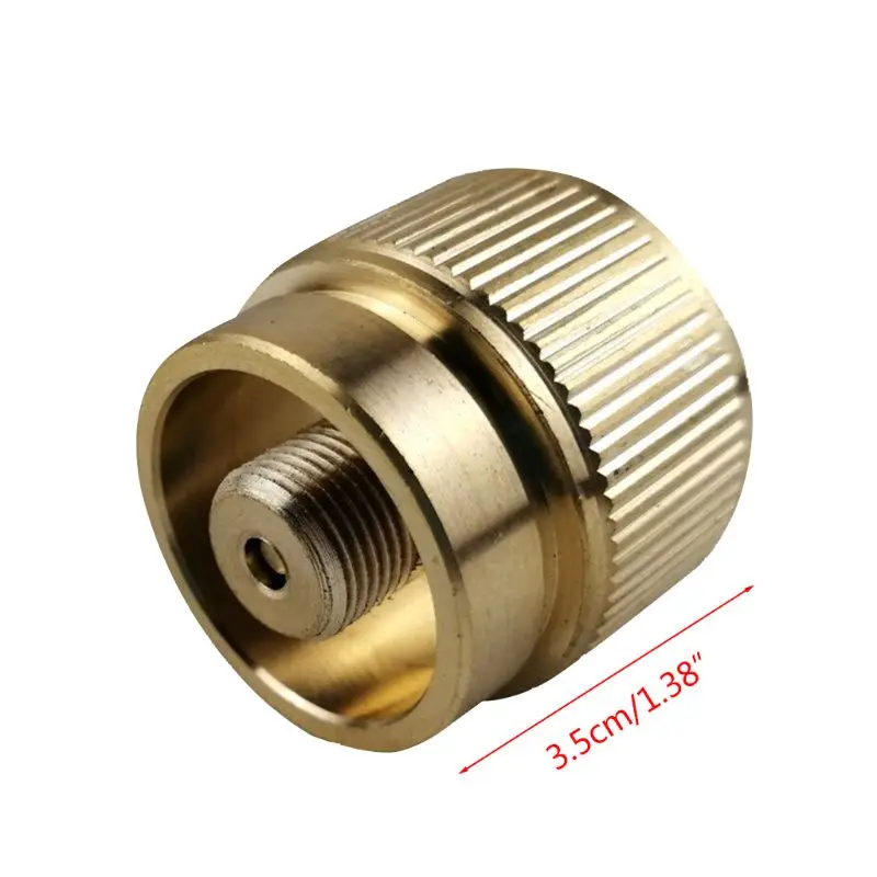 

Propane Fuel Tank Adapter Valve Output Camping Stove Convert MAPP Gas Adapter Q0KF